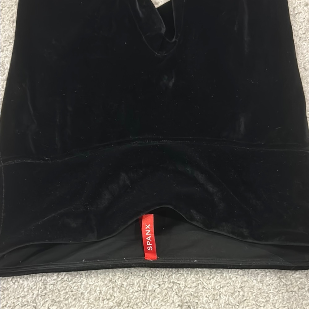Spanx Black Velvet legging pants